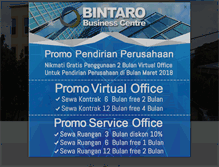 Tablet Screenshot of bintarobusinesscentre.com